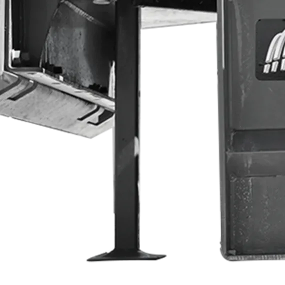AMI hydraulic power rake for skid steer