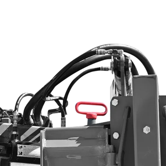 AMI hydraulic power rake for skid steer