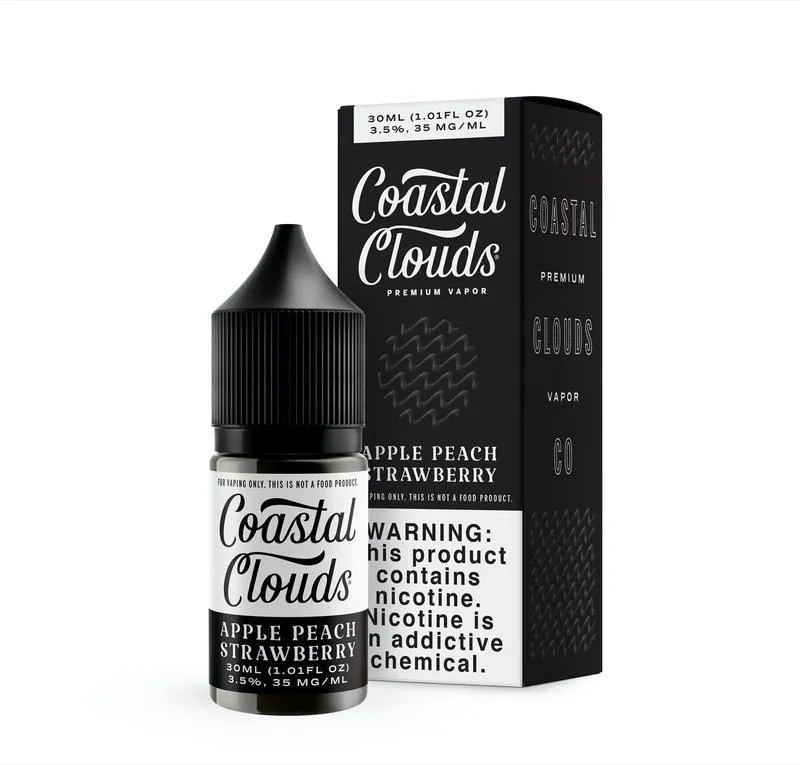 Apple Peach Strawberry by Coastal Clouds Salt Series 30mL