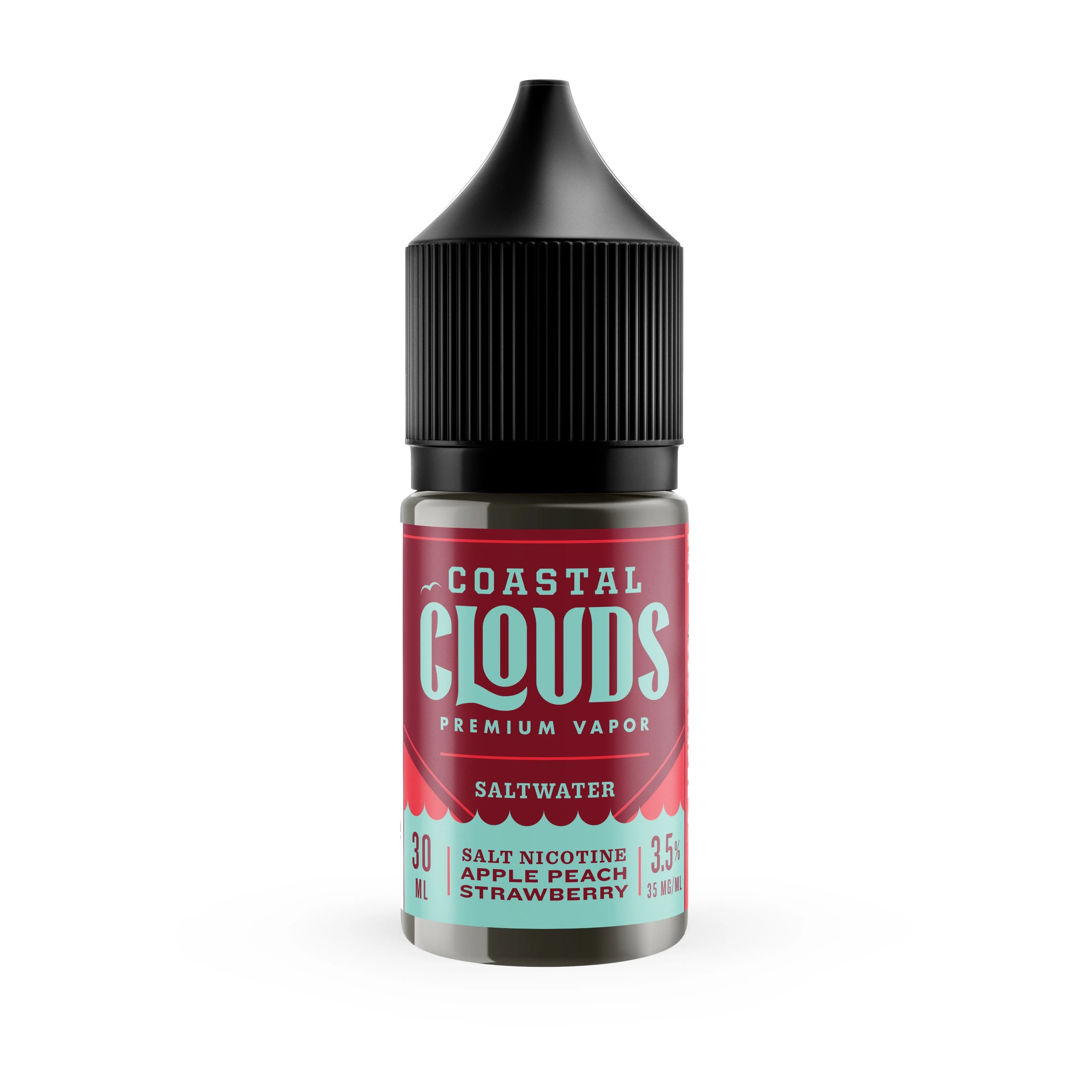 Apple Peach Strawberry by Coastal Clouds Salt Series 30mL