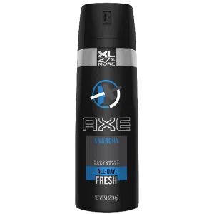 AXE Anarchy 48H High Definition Scent Deodorant Body Spray for Men 5.1 oz