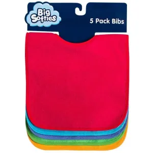Bibs Bright Mixed Colours (5 Pk)
