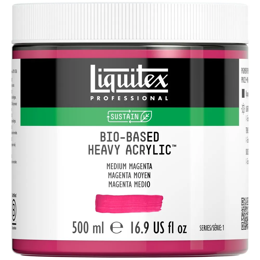 Bio-based Heavy Acrylic - Medium Magenta - Universal