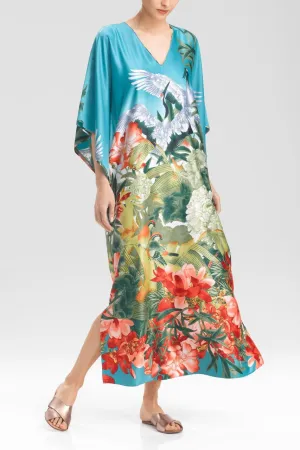 Birds Of Paradise Caftan - Freshwater