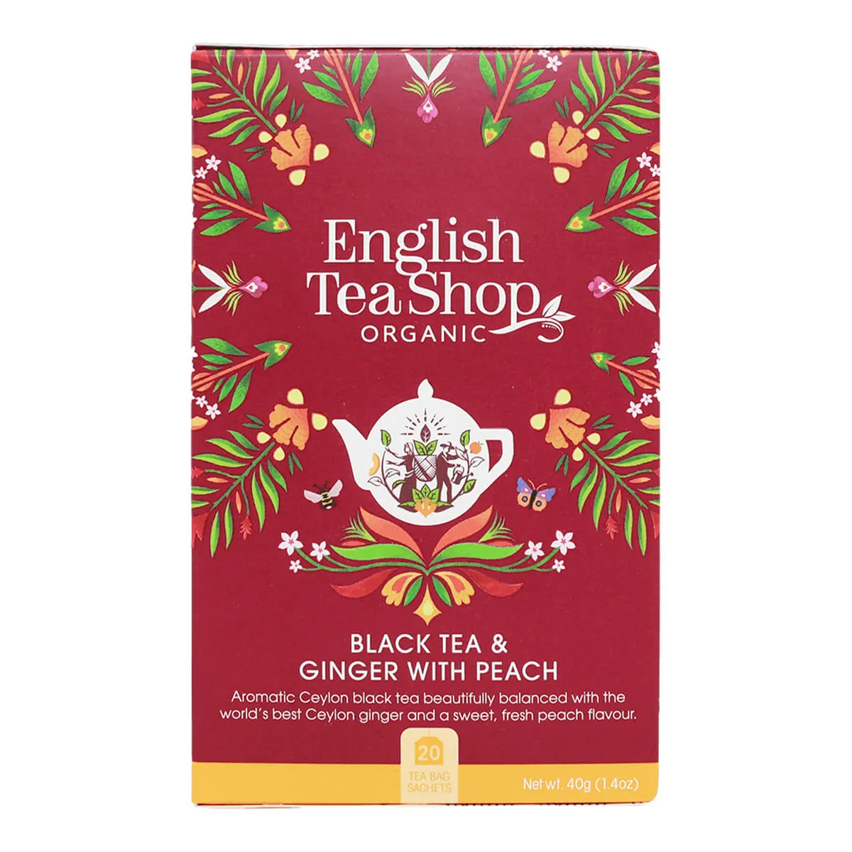 Black Tea & Ginger with Peach Tea