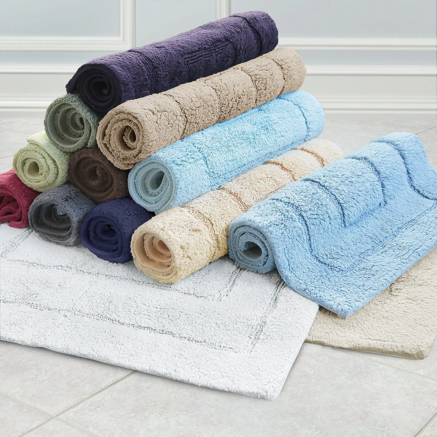 Bliss Egyptian Cotton Luxury Bath Rug