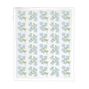 Blue Hydrangeas Tea Towel