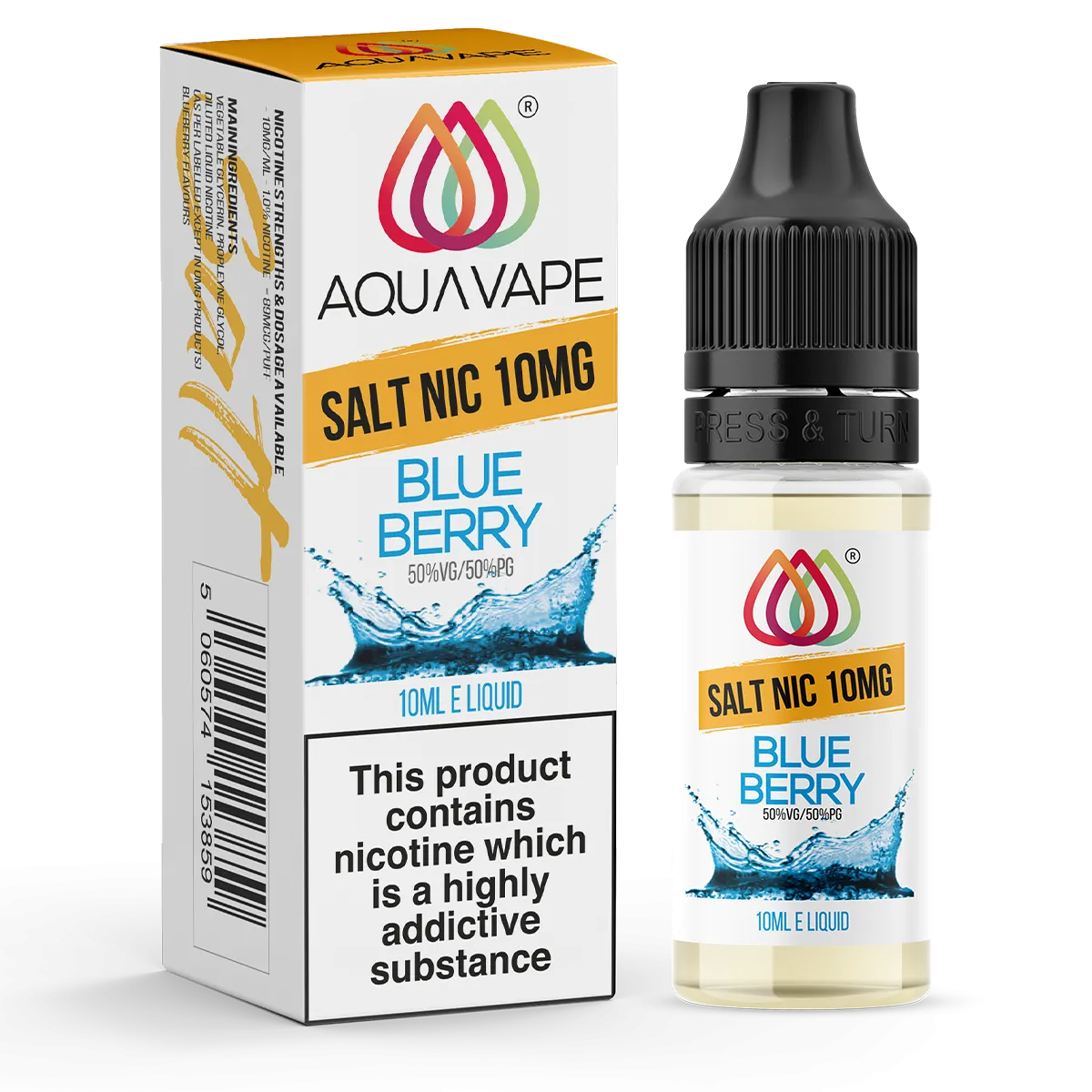 Blueberry Nic Salt by Aquavape 10ml
