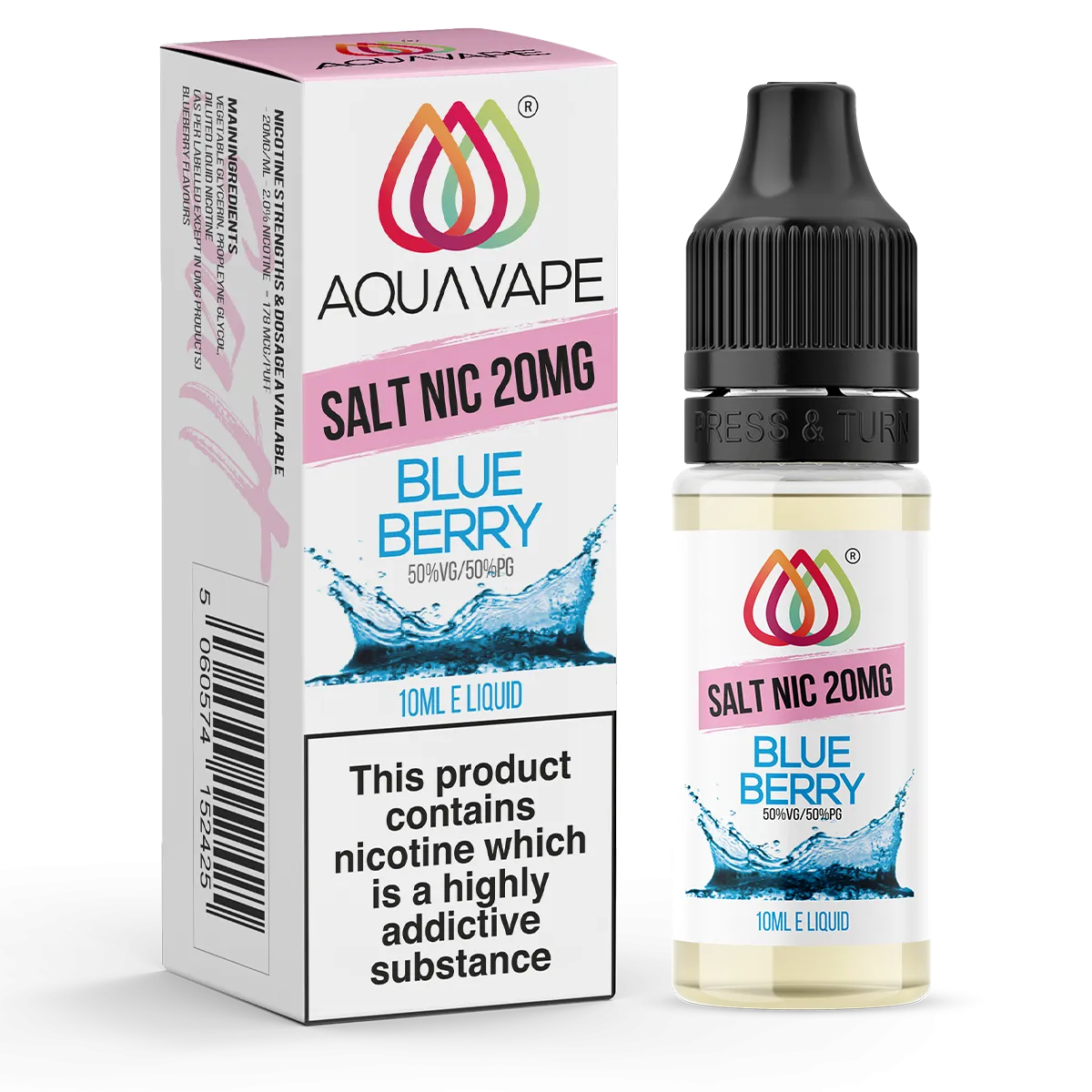 Blueberry Nic Salt by Aquavape 10ml