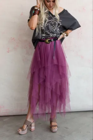 Boho Ballerina Skirt - Mauve