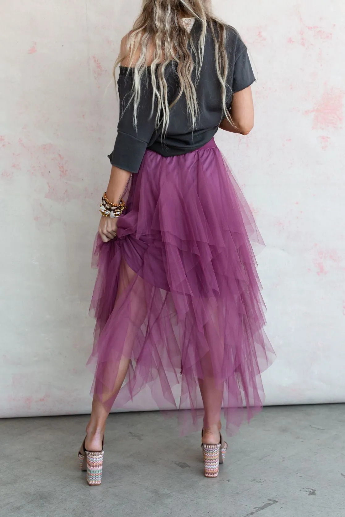 Boho Ballerina Skirt - Mauve