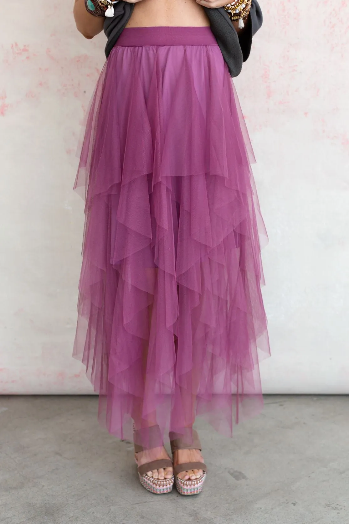 Boho Ballerina Skirt - Mauve