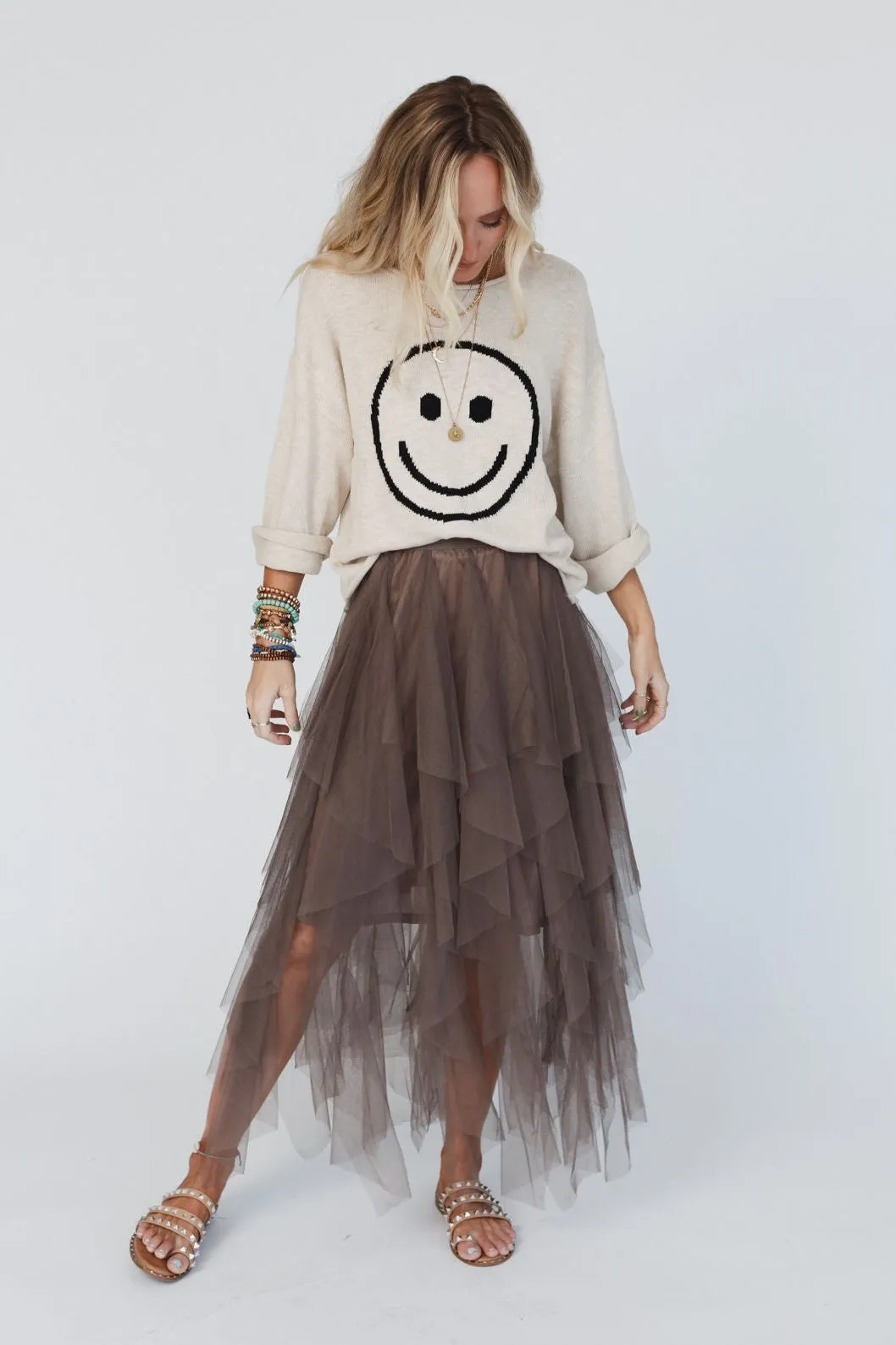 Boho Ballerina Skirt - Mocha
