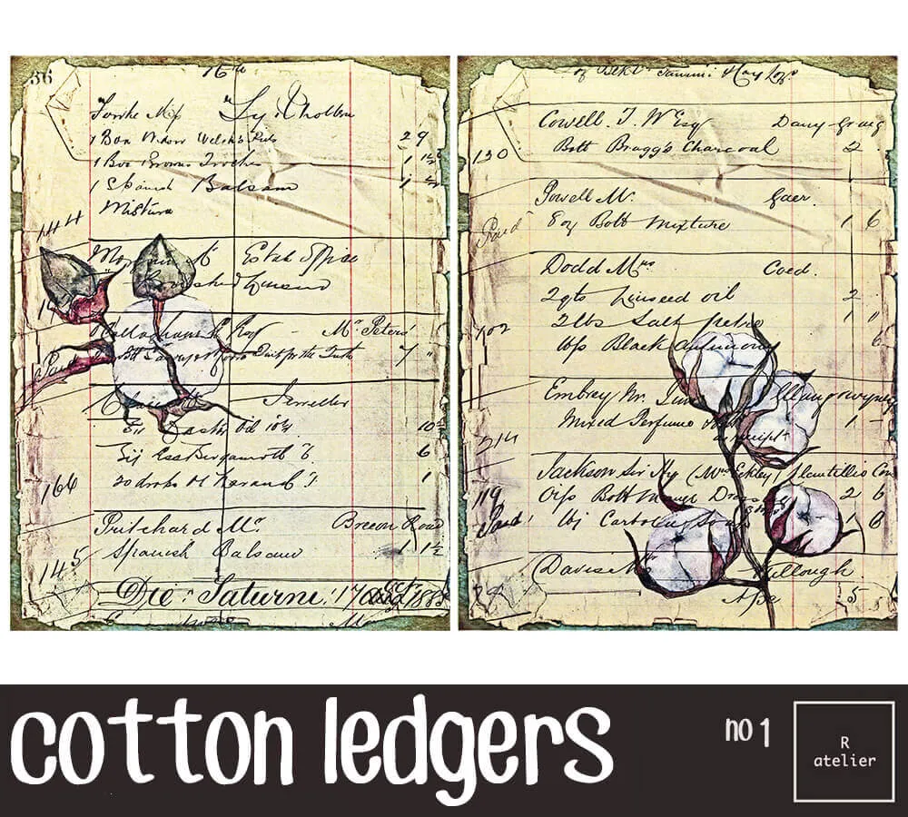 Botanical Ledgers | Scrapbooking Washi Stickers