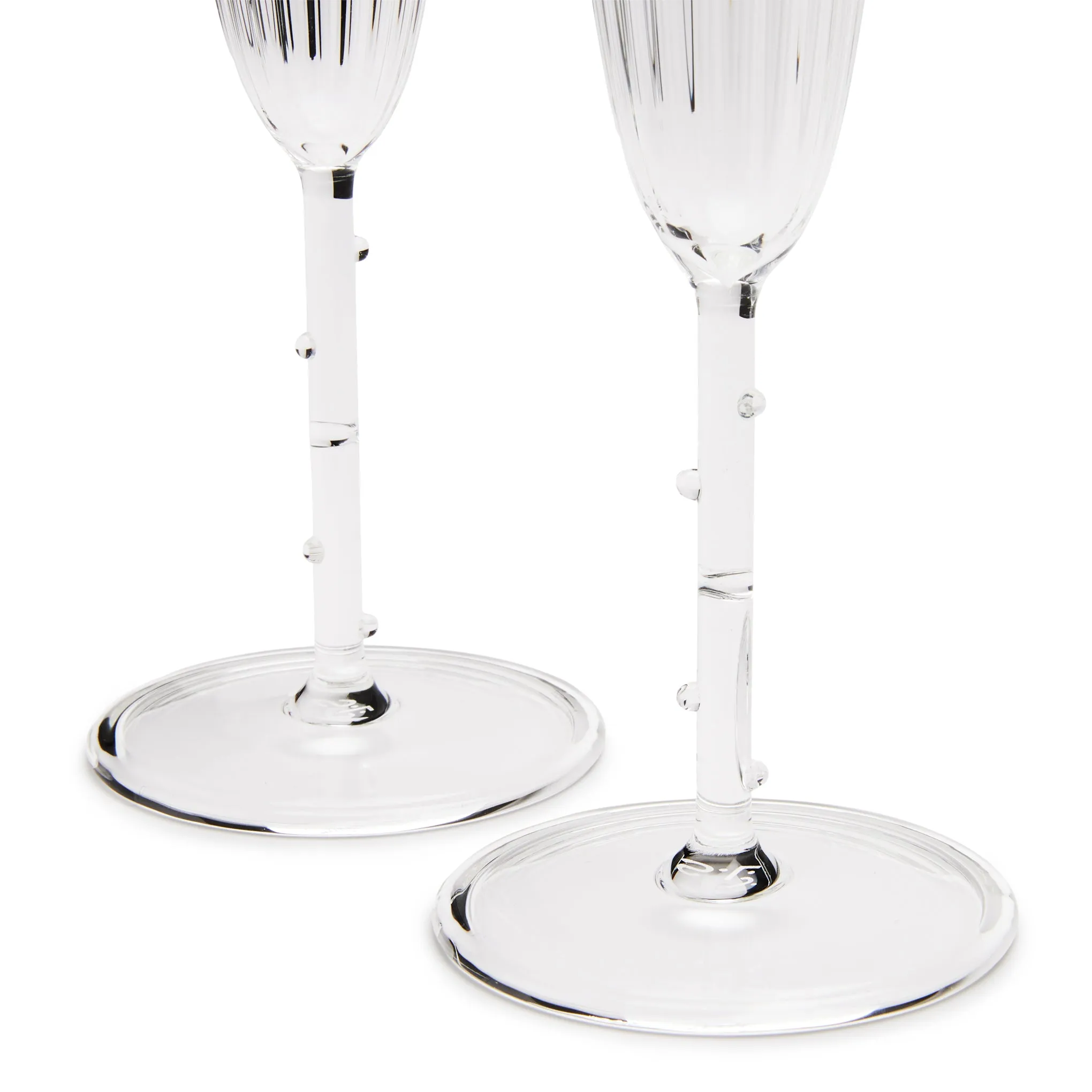 Bouquet Glass Stemware - Set of 4 - Champagne