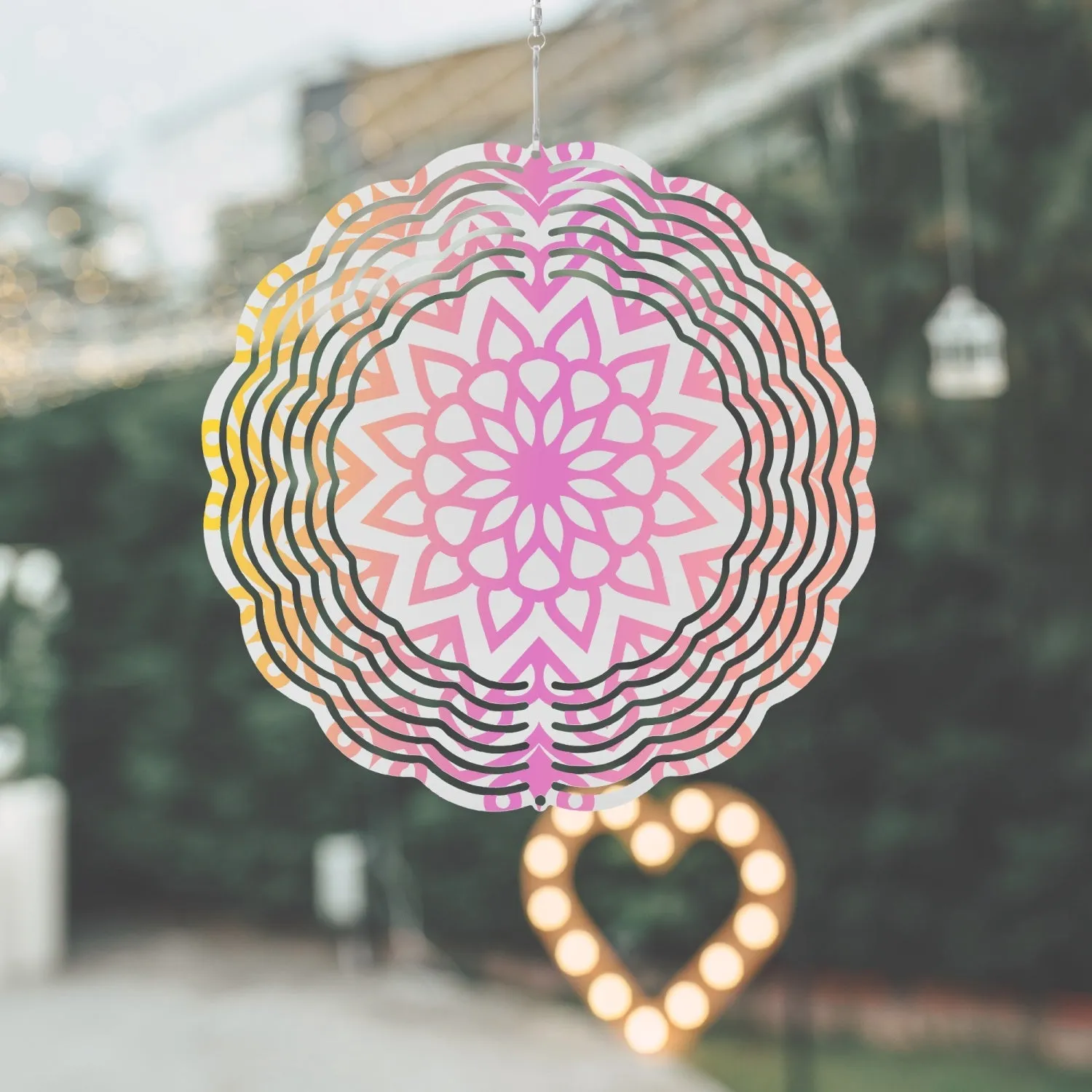 Bright Blooms Flower Wind Spinner
