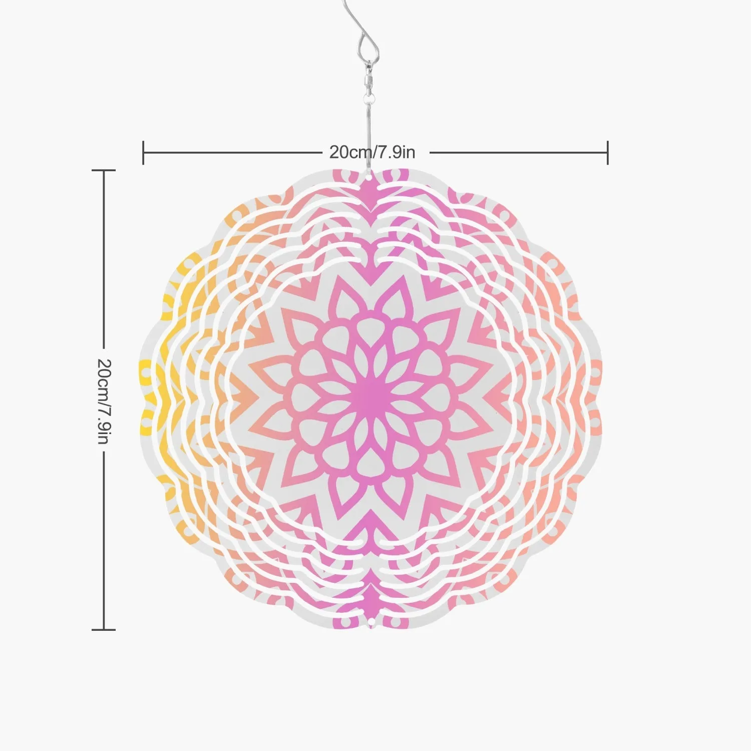 Bright Blooms Flower Wind Spinner