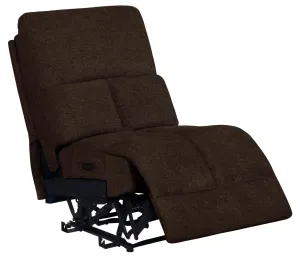 Brown - Armless Power Recliner