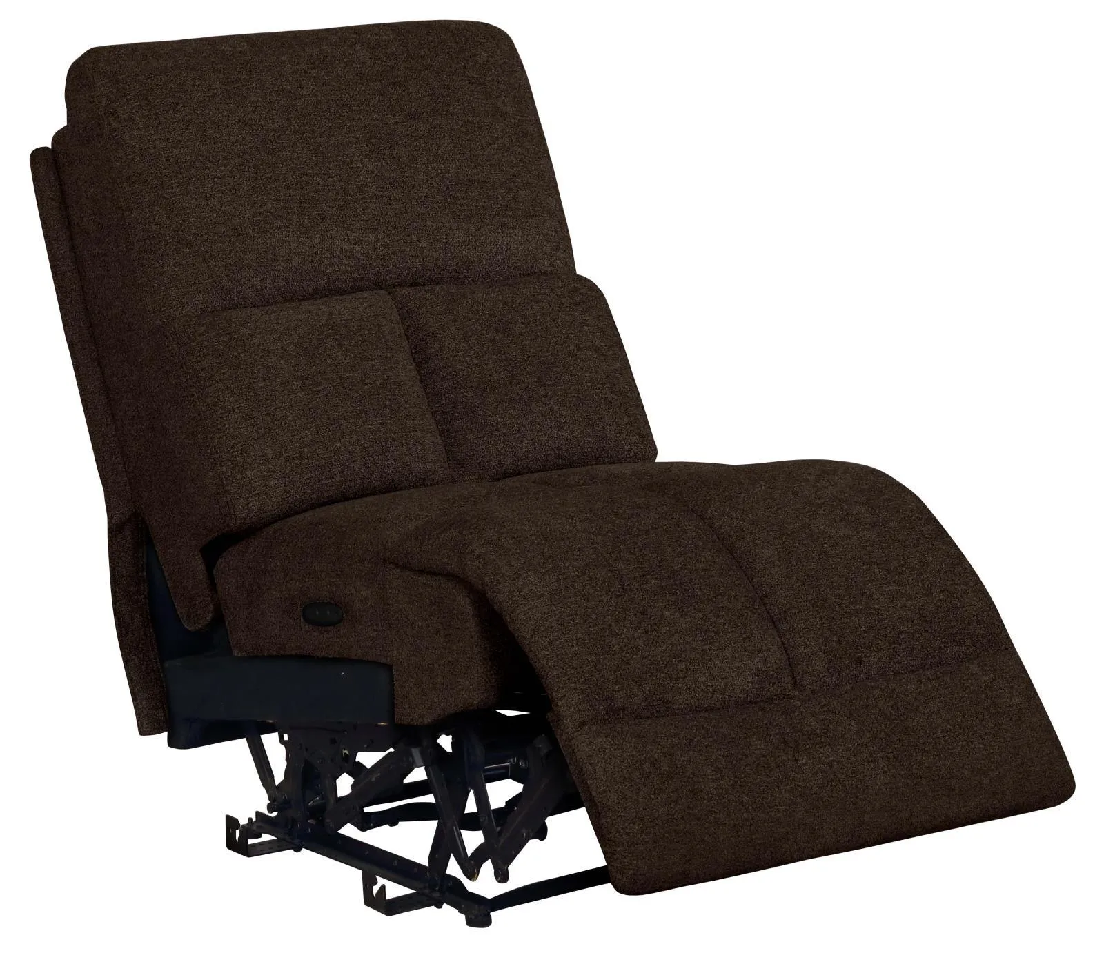 Brown - Armless Power Recliner