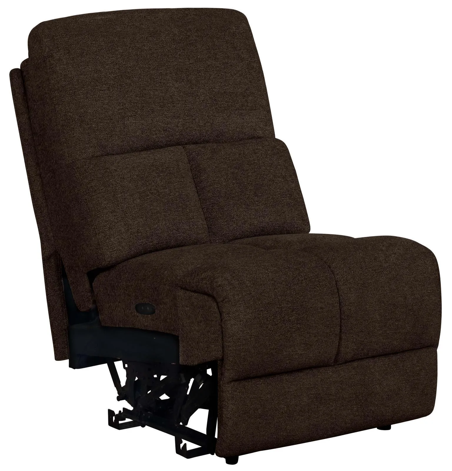 Brown - Armless Power Recliner