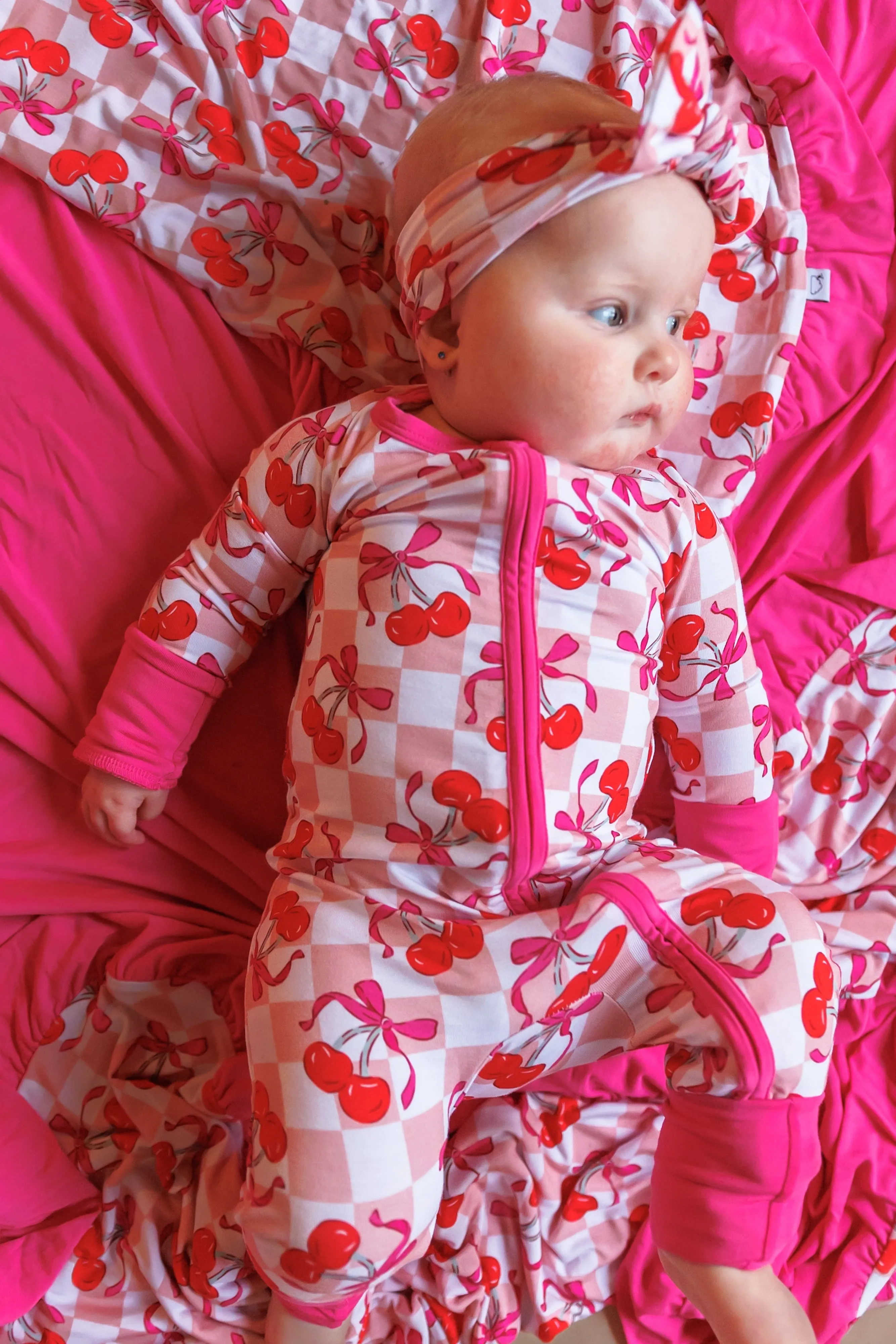 Cherry Sweet Checkers Dream Romper