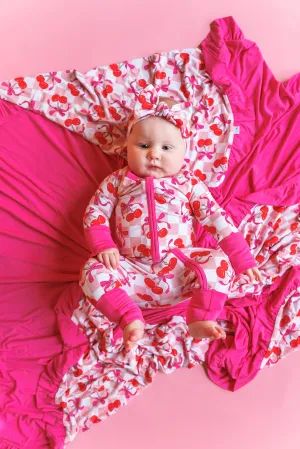 Cherry Sweet Checkers Dream Romper