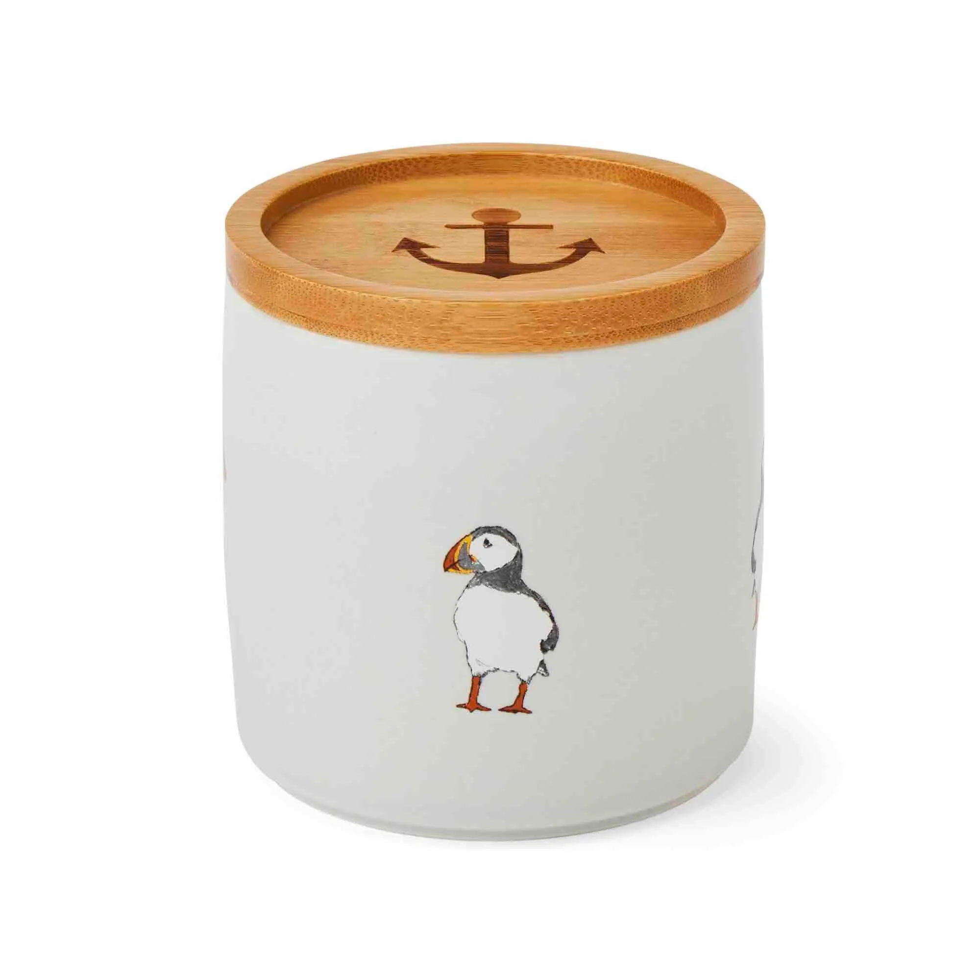 Coastal Birds Small Ceramic Canister