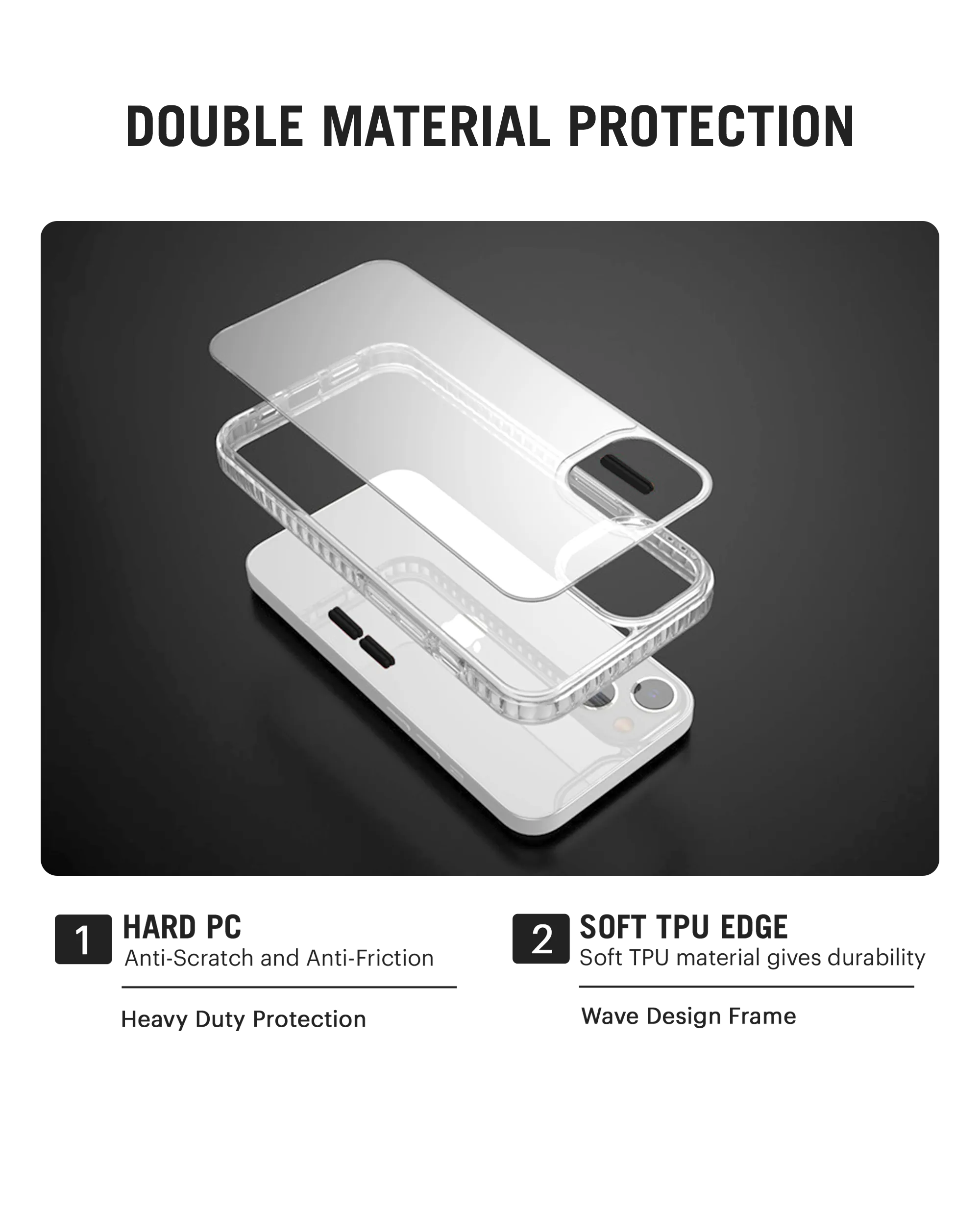 DailyObjects Ochre Waves Stride 2.0 Phone Case Cover For iPhone 15