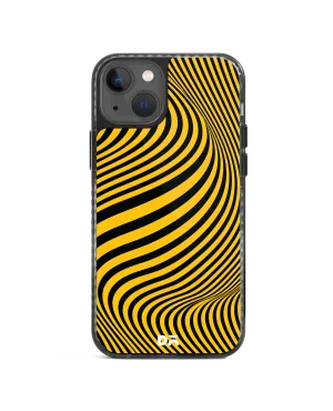 DailyObjects Ochre Waves Stride 2.0 Phone Case Cover For iPhone 15