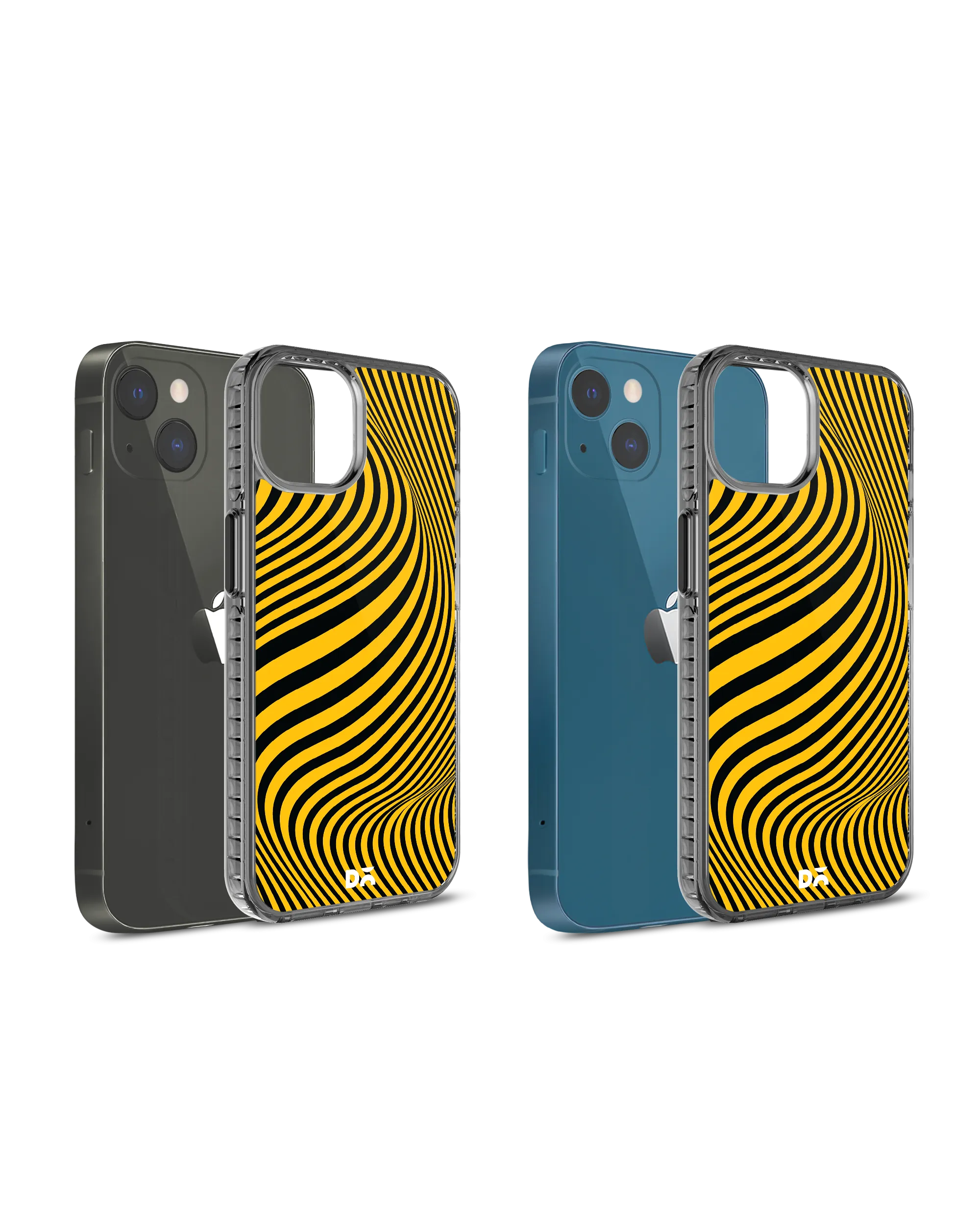 DailyObjects Ochre Waves Stride 2.0 Phone Case Cover For iPhone 15