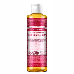 Dr. Bronners Pure-Castile Liquid Soap - Rose