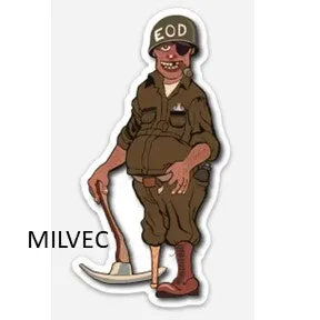 EOD Caricature Vinyl Stickers
