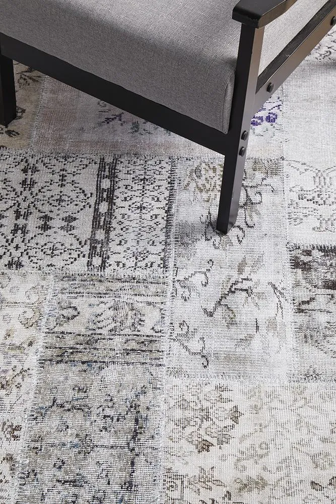 Ethereal  Stone Patchwork Rug