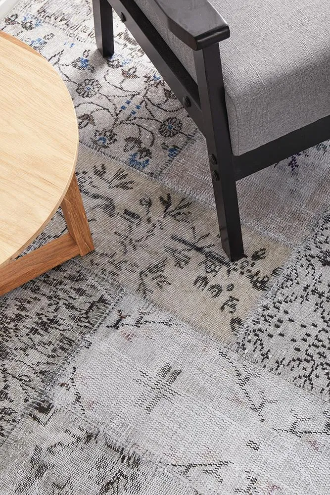 Ethereal  Stone Patchwork Rug