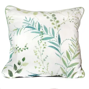 Fernworthy Cushion by Fusion in Green 43 x 43cm