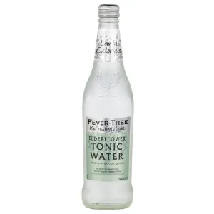 Fever-Tree 500ml Refreshingly Light Elderflower Tonic Water