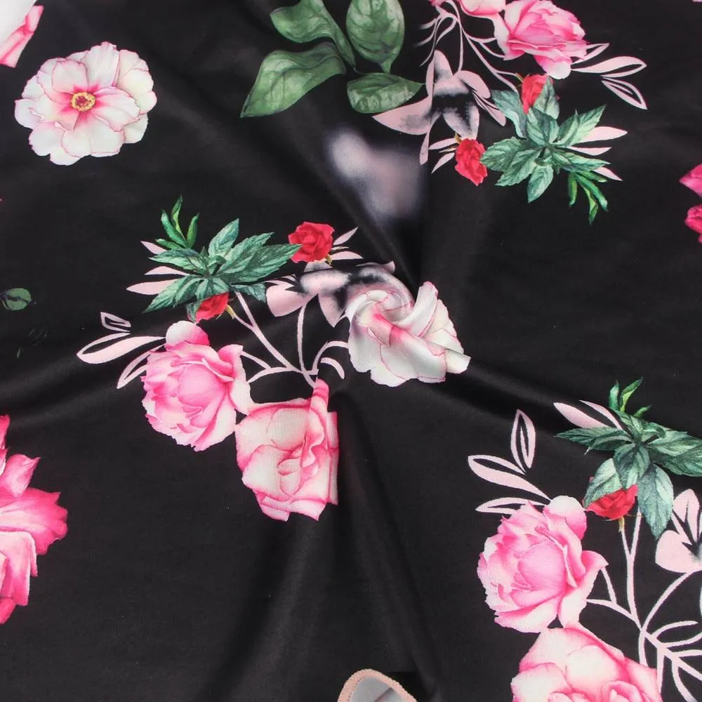 Floral Obsidian Dreams Chemise