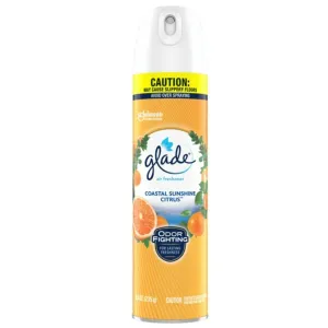 Glade Air Freshener Spray, Coastal Sunshine Citrus, 8 oz