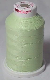 Green Glow in The Dark Embroidery Thread