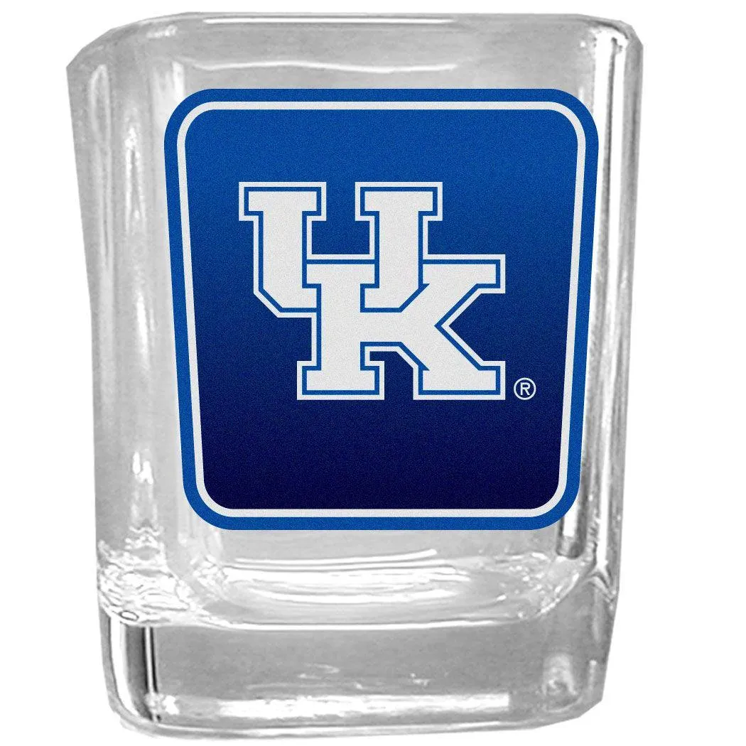 Kentucky Wildcats Square Glass Shot Glass Set