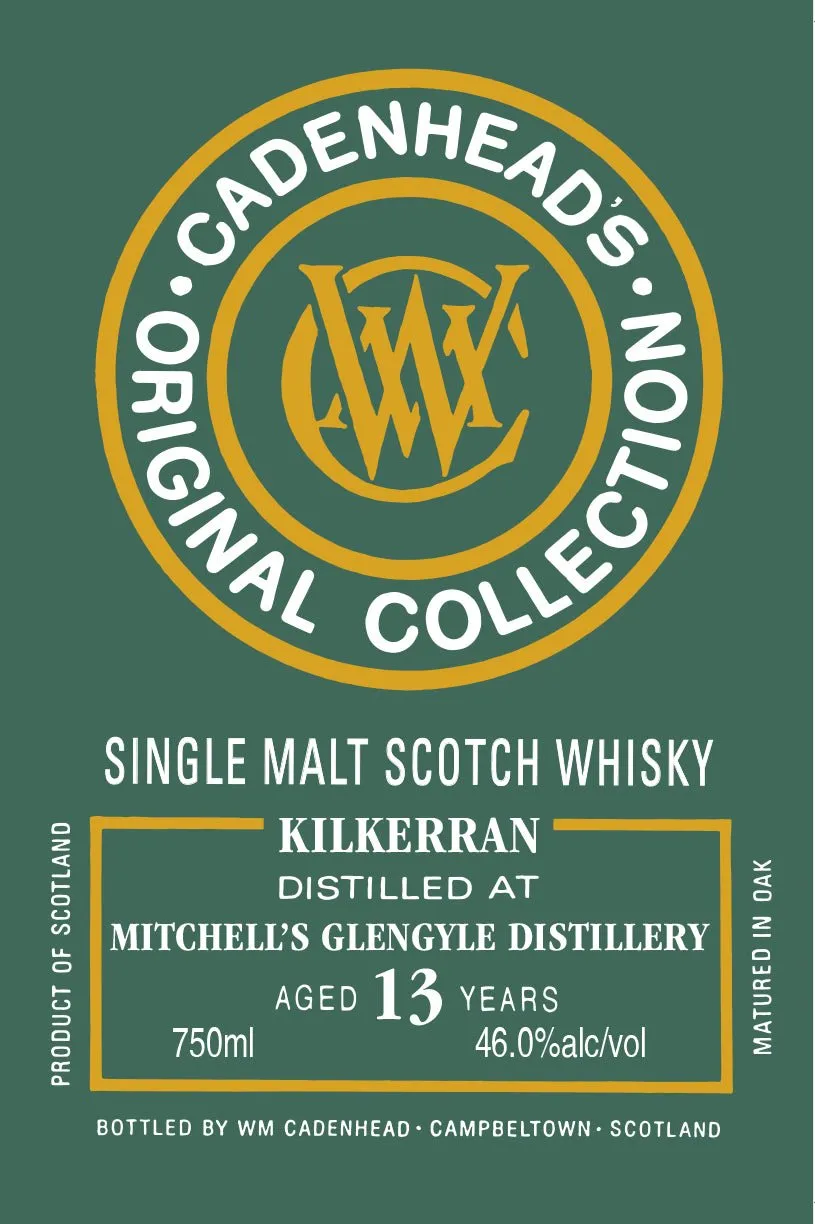 Kilkerran 13 Year Old Single Malt Scotch Whisky Bourbon & Ruby Port Casks