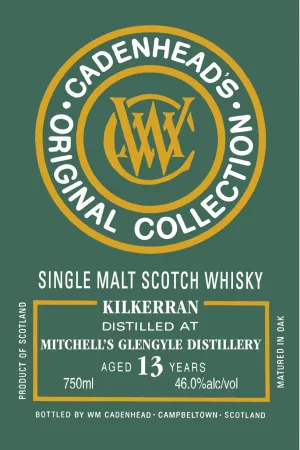 Kilkerran 13 Year Old Single Malt Scotch Whisky Bourbon & Ruby Port Casks