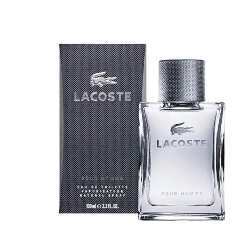 Lacoste Pour Homme  Eau De Toilette Spray Grey 3.3 oz