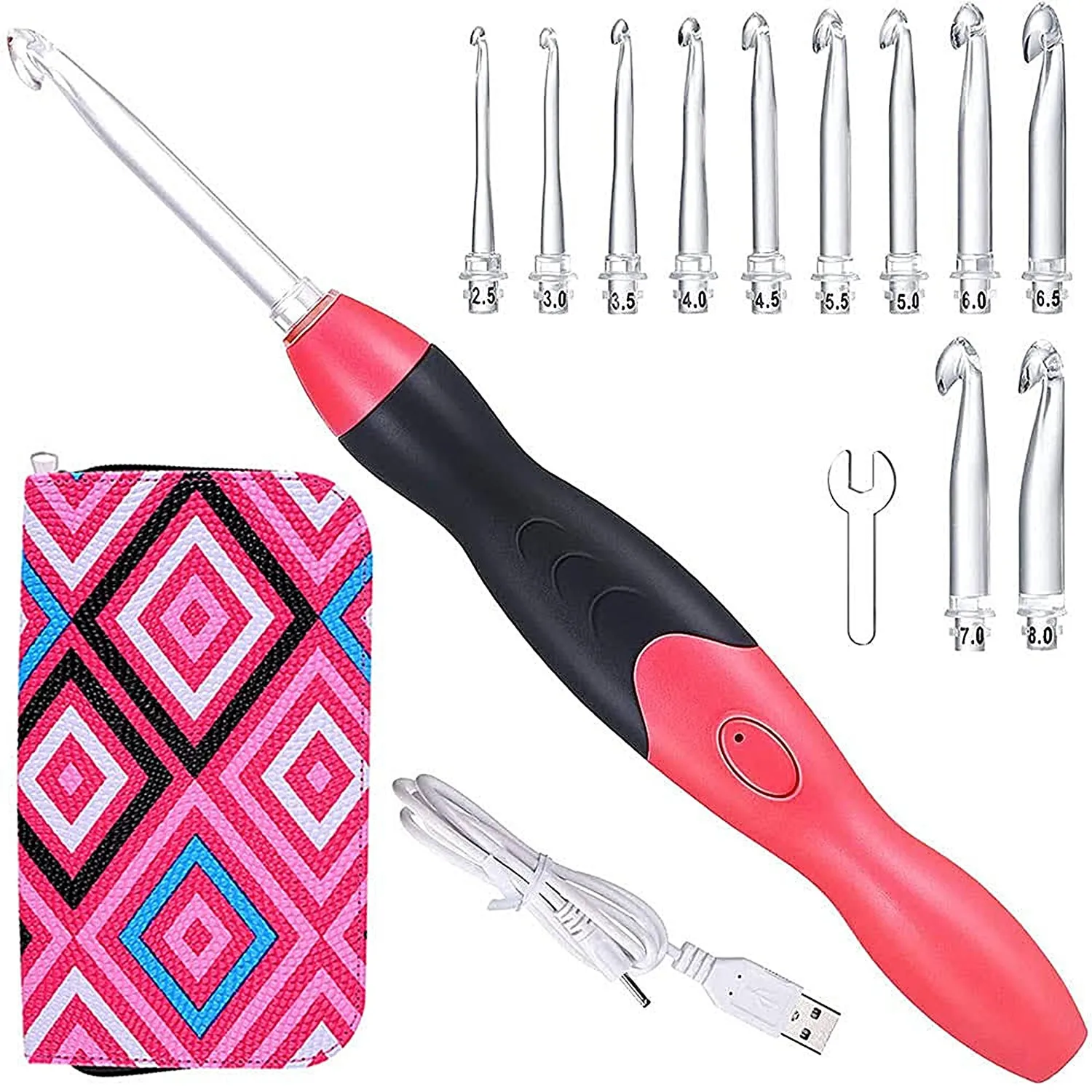 Led Lighted CROCHET HOOK KIT