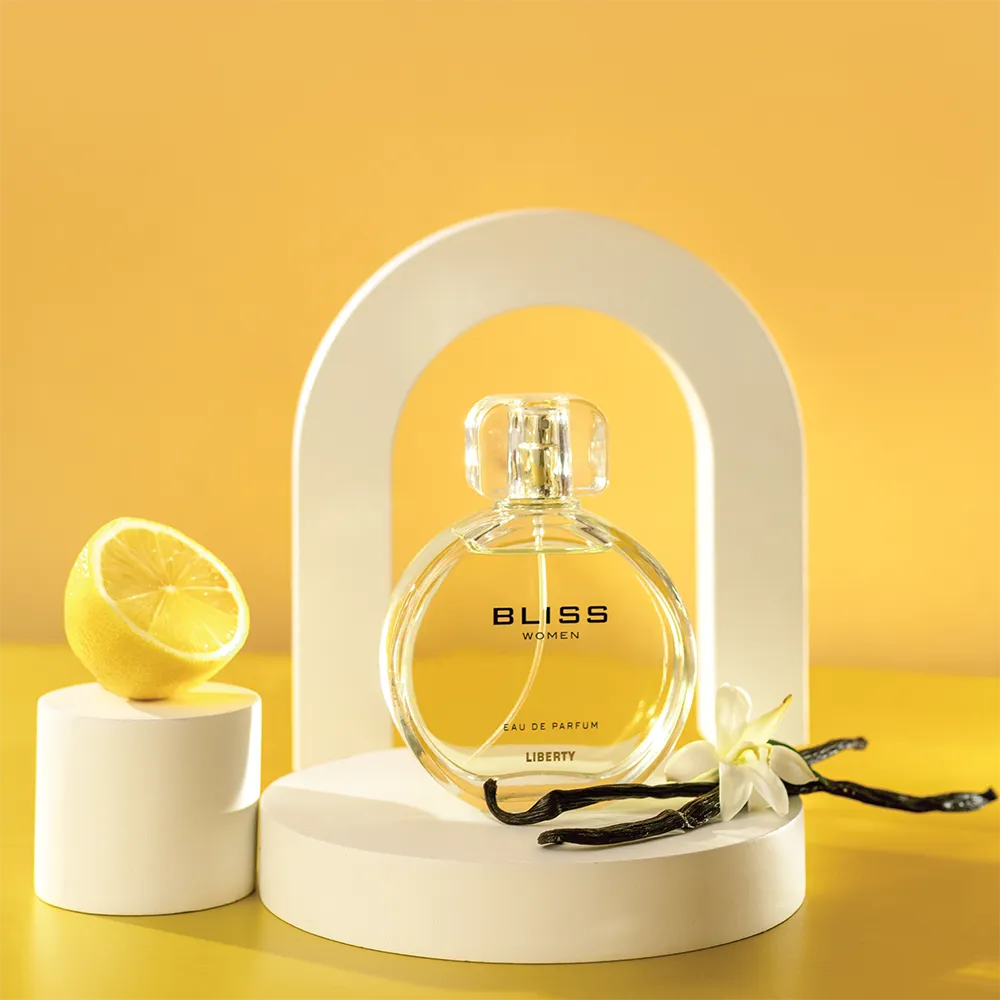 Liberty Luxury Bliss Perfume for Women (100ml/3.4Oz), Eau De Parfum (EDP), Crafted in France, Long Lasting Smell, Citrus notes.