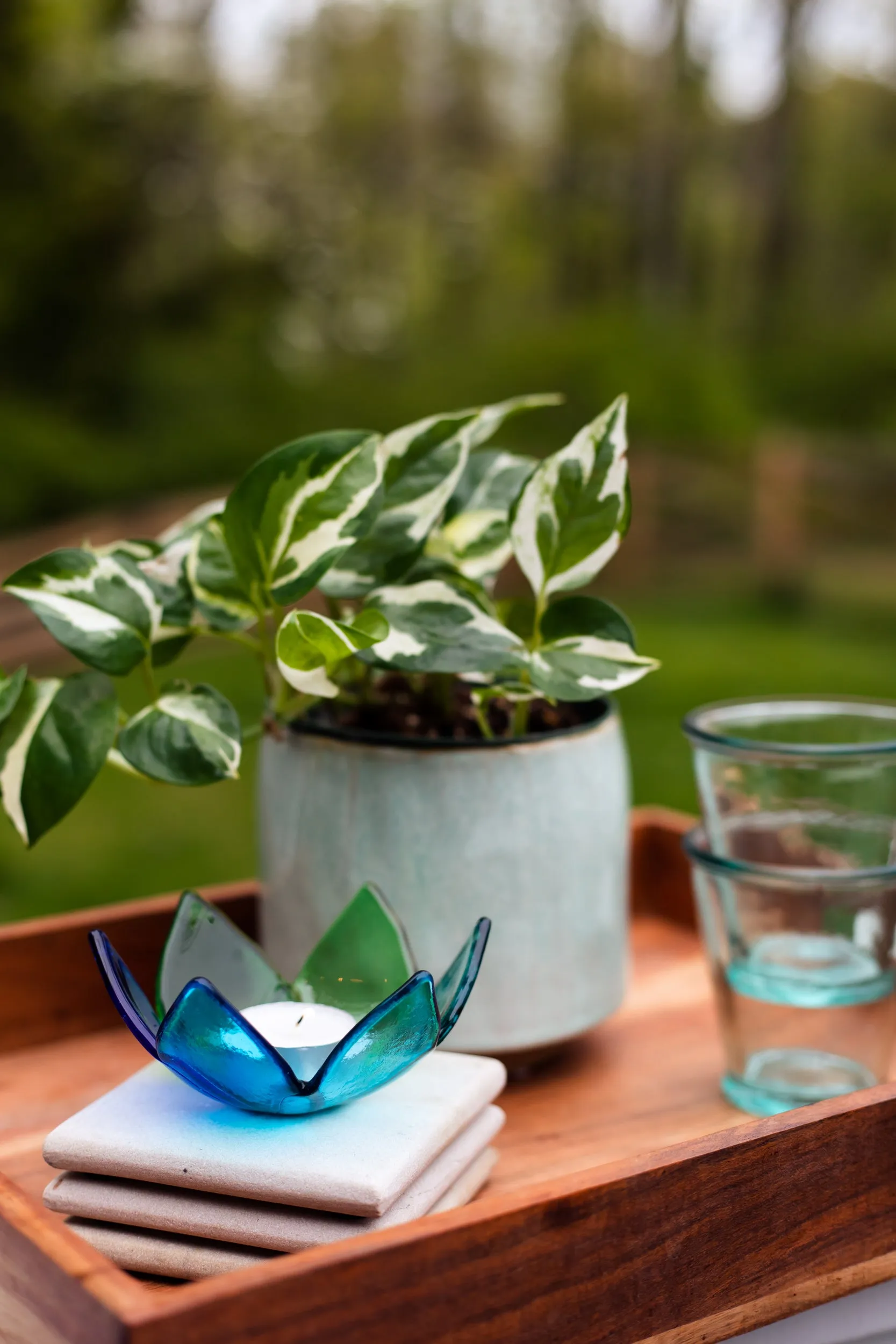 Lily Pad Candle Holder