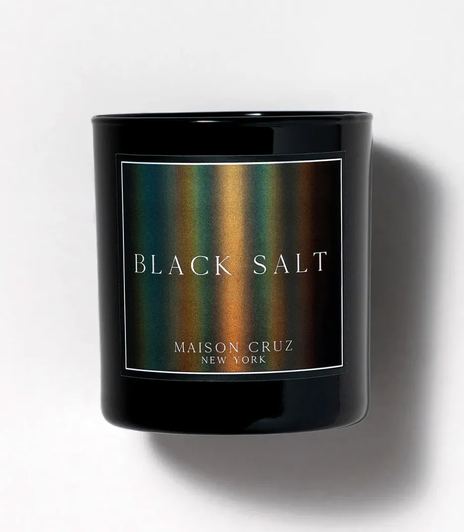 Maison Cruz Black Salt Candle