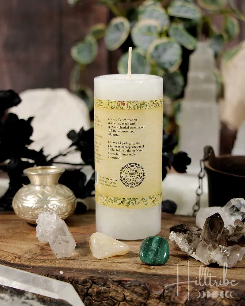 Meditation Affirmation Candle