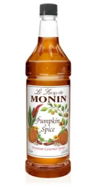 Monin Pumpkin Spice Syrup 1lt
