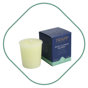 No 13 Bob's Flower Shoppe Votive Candle